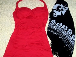 Bathing suit & Wrap