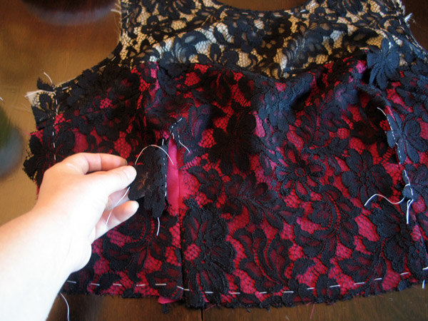 Sewing Applique Darts